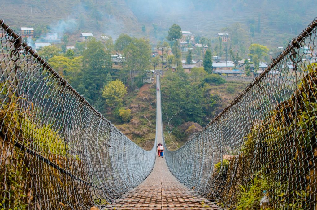 גשר צר מאוד נפאל